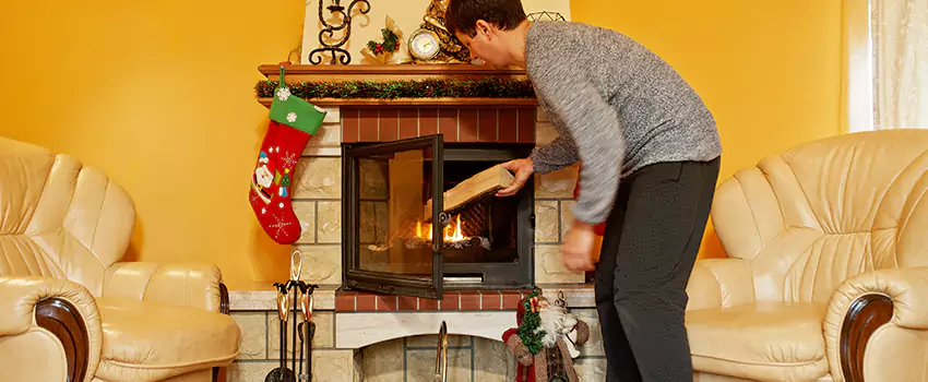 Rusted Metal Fireplace Restoration in Wilkinsburg, Pennsylvania